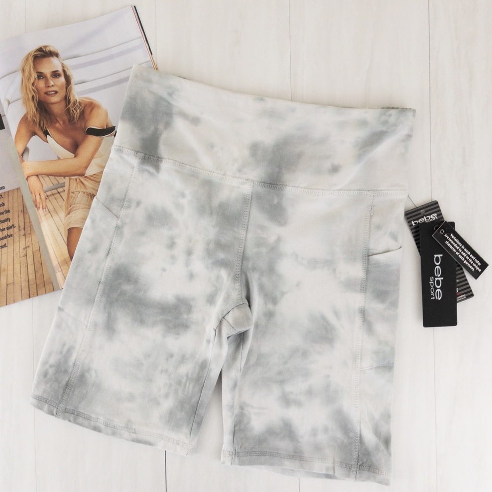 Bebe Sport • Tie Dye Bike Shorts - Picture 9 of 11